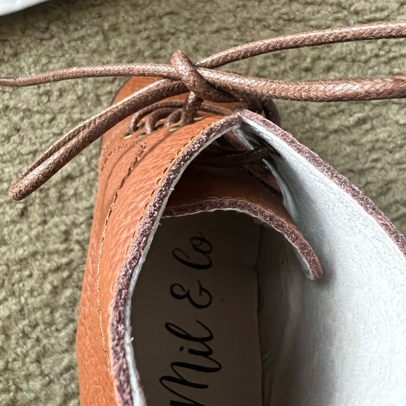 NWOT Mil&Co. Brown Leather Unisex Toddler Booties/Walker Shoe US Size 10 - Picture 6 of 7